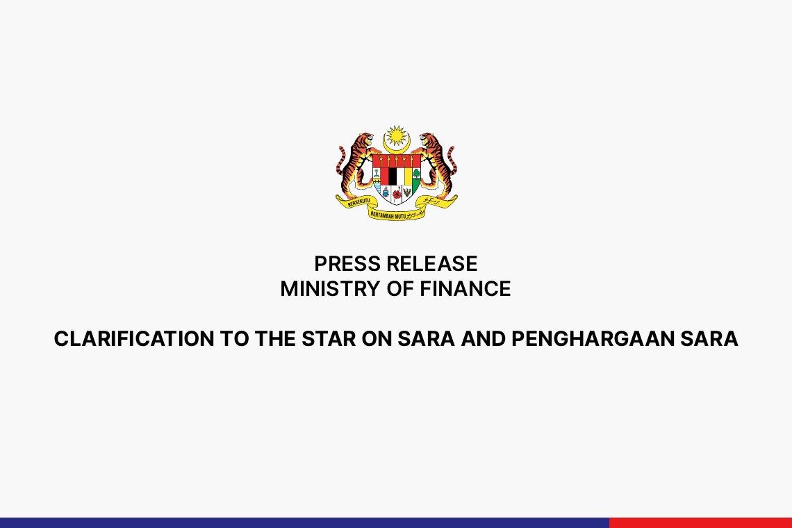 Clarification to The Star on SARA and Penghargaan SARA